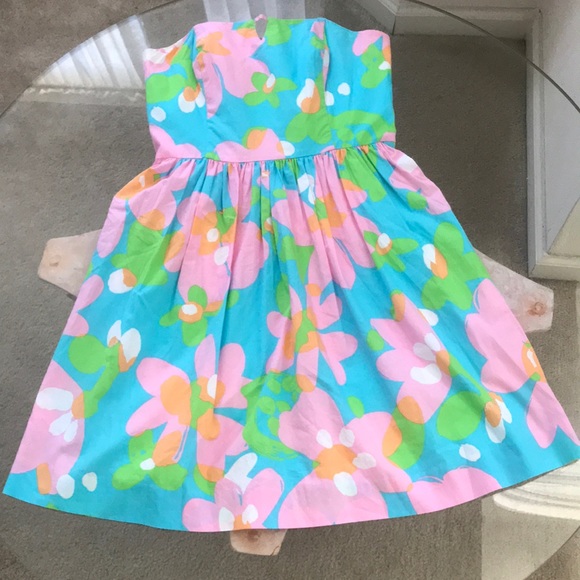 Lilly Pulitzer Shorely Blue Mojo Richelle Dress - Picture 2 of 8